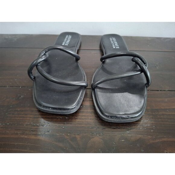 NWT Journee Collection Lauda BlacTwist Slide Sandals/Sz. 9.5 - Picture 6 of 9